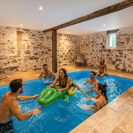 Holiday home Housepark House 45 Guests Padel 2 Pools In&out Pyrenees Views Seailles